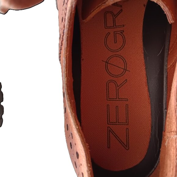 Cole Haan Zero Grand Wingtip Oxfords Men’s 10.5  Brown Leather - Picture 8 of 11